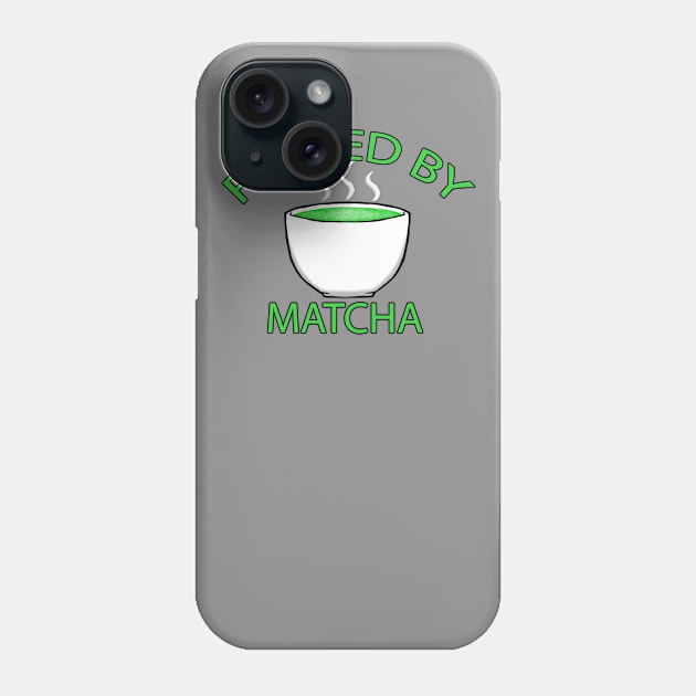 Fueled by Matcha Phone Case by CrossedGFX