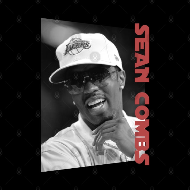 smiley sean combs - monochrome style by BUBBLEMOON