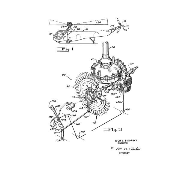 Air Fan and Clutch Vintage Patent Hand Drawing by TheYoungDesigns