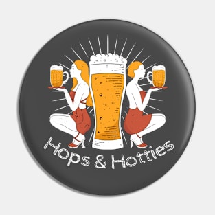 Hops & Hotties Pin