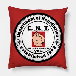 CNT with Logo Pillow