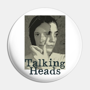 Talking Heads - Eyes - Tribute Artwork Pin