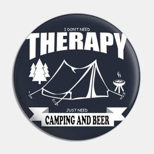 i need camping Pin