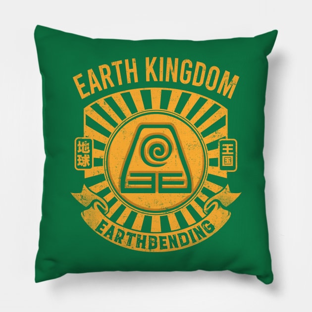 Earth Kingdom Pillow by OniSide