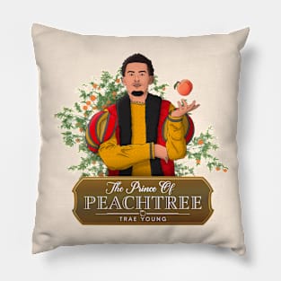 Trae Young - Prince Of Peachtree - Atlanta Basketball Pillow