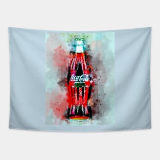 Watercolor Coke Bottle Tapestry