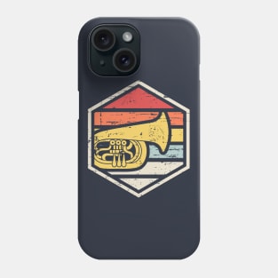 Retro Badge Tuba Phone Case