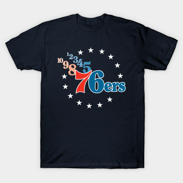 1-2-3-4-5-6ers - 76ers - T-Shirt