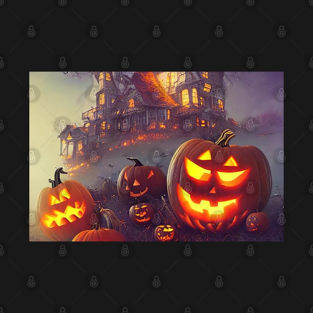 Halloween pumpkins by Alekxemko