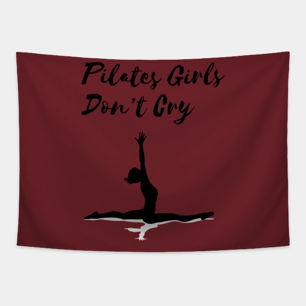 Pilates Girls Tapestry by MAD AYN