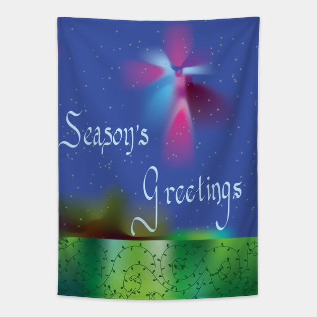 Season's Greetings Tapestry by Barschall