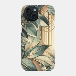 Art Deco Forest Landscape Phone Case