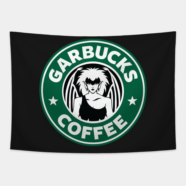 Garbucks Coffee - Demona Tapestry by Twogargs