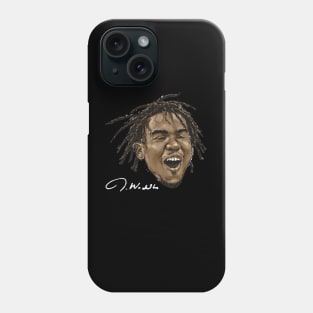 Jaylen Waddle Miami Portrait Phone Case