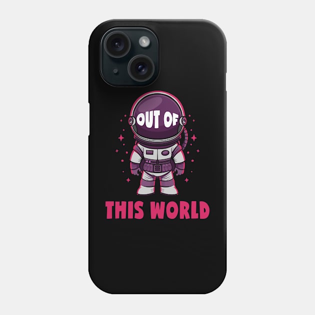 Out Of This World | Rocket Man Phone Case by DesignINKZ