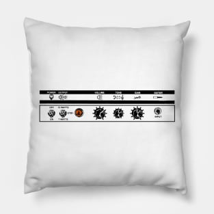 Orange Tiny Terror Control Panel Pillow