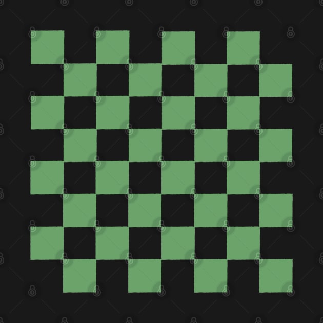 Green Checker Pattern by maya-reinstein