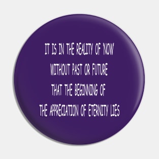 Appreciation of Eternity Pin