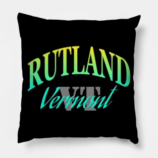 City Pride: Rutland, Vermont Pillow