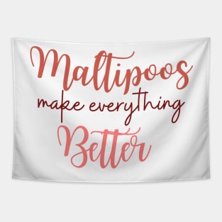 Maltipoos Quote Tapestry