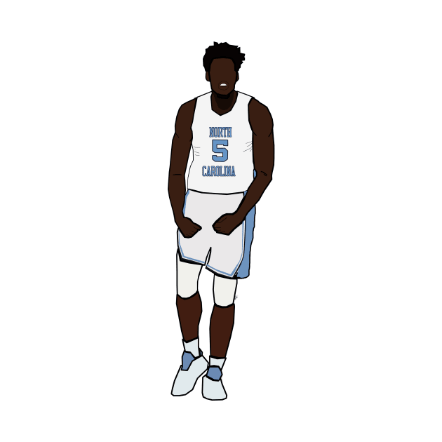 Nassir Little Celebration - University of North Carolina College NCAA Basketball by xavierjfong