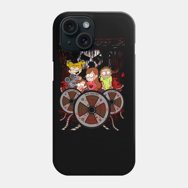 Scary Cartoon Crossover Phone Case by ArtOneHound