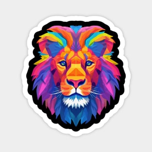 lion fight Magnet