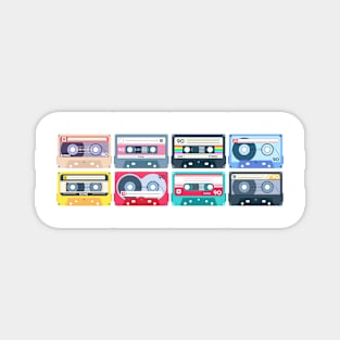 Retro Music Cassette Tapes Magnet