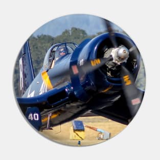 F4U-7 Corsair close-up Pin