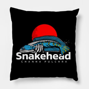 snakehead fish Pillow