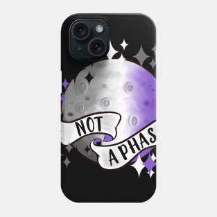 Not A Phase Asexual Moon Phone Case