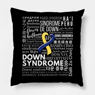 World Down Syndrome Day - Languages Pillow