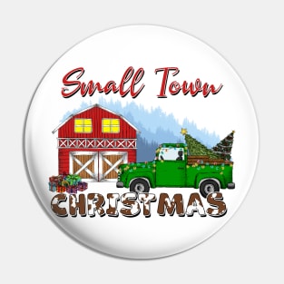 Small Town Christmas Pin