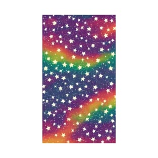 Rainbow stars print T-Shirt