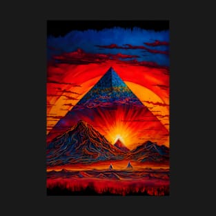 Giza Pyramid in the Sunset T-Shirt