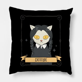 Cattitude Pillow