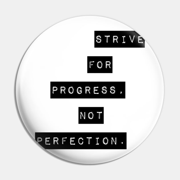 Strive for progress not perfection Pin by GMAT