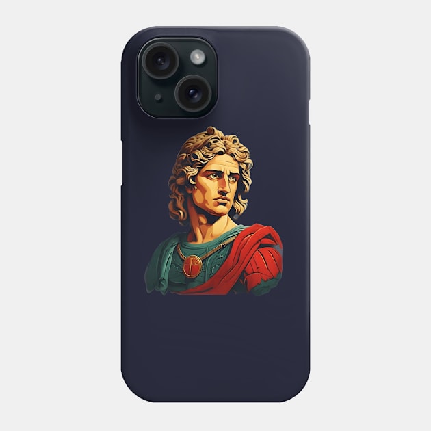 Alexander the Great - King of Macedonia Phone Case by VivaLaRetro