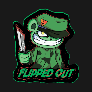 FNF Flippy flipped out artwork T-Shirt