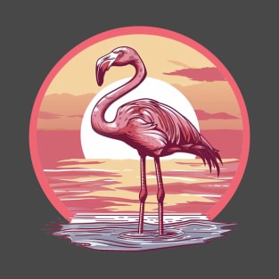 Pink Flamingo Summer Vibes T-Shirt