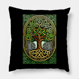 Celtic knot tree 1 Pillow