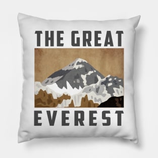 great everest t-shirt Pillow