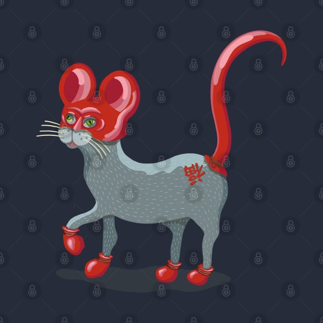 Chinese New Year Rat MouseTrap by BullShirtCo