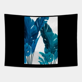 Blue Leaf Tapestry