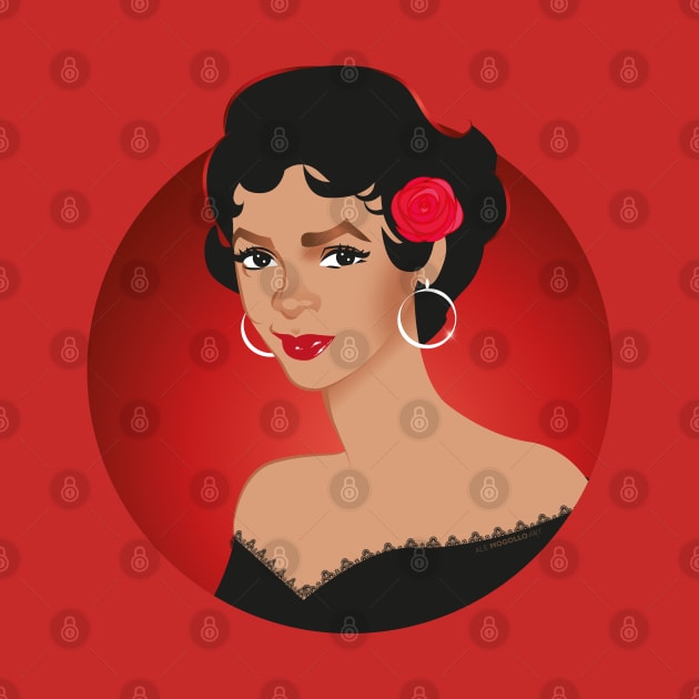 Carmen Jones by AlejandroMogolloArt