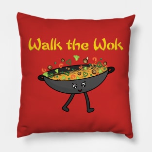 Walk the Wok Pillow