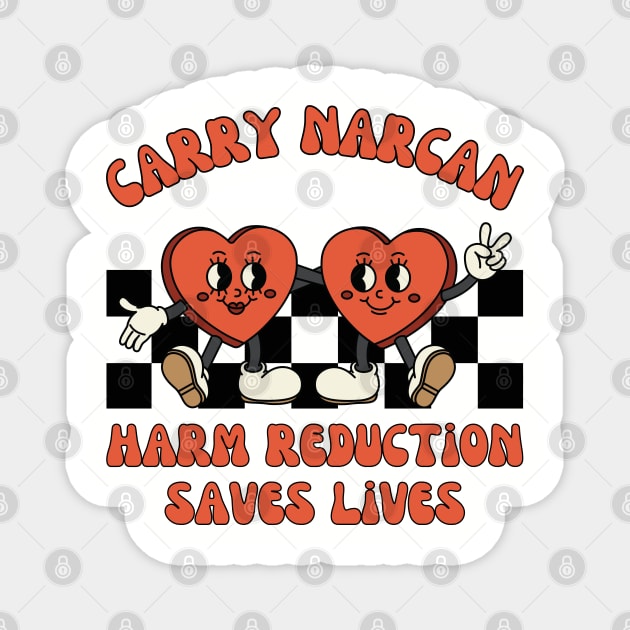 Carry Narcan, Harm Reduction, Overdose Awareness Magnet by WaBastian