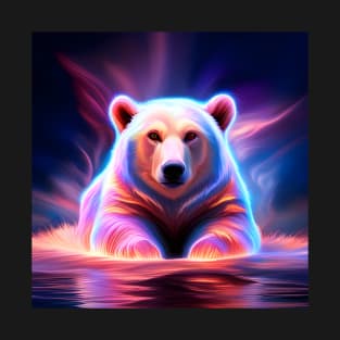 Glowing Polar Bear T-Shirt