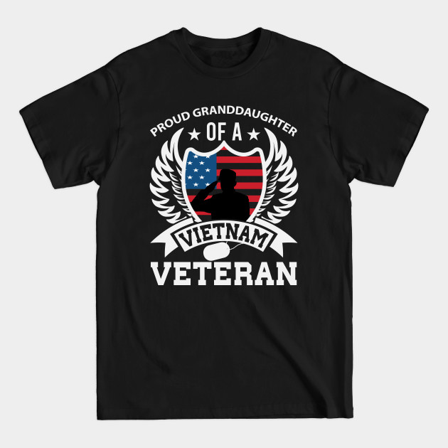 Discover US Veteran Granddaughter Gift Vietnam Veteran - Vietnam Veteran - T-Shirt