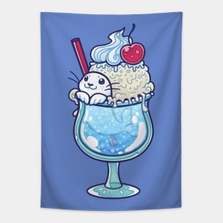 Ice Cream Soda Seal Tapestry